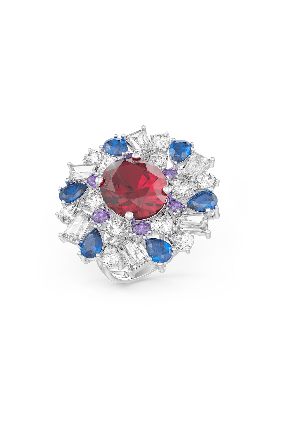 Imperial Bloom Cocktail Ring