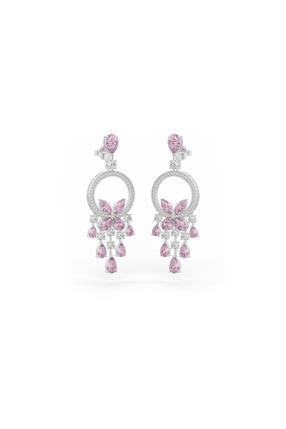 Grapevine Tear Dangler Earrings