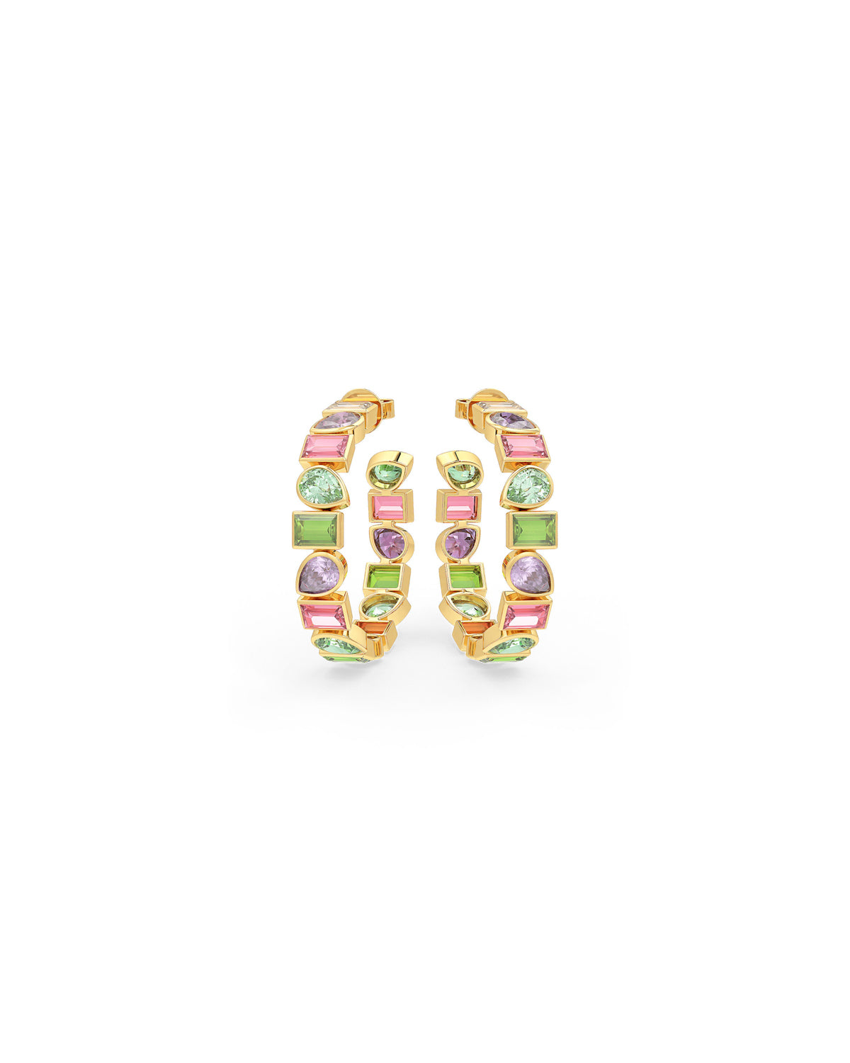 Serena Glow Full Hoop Earrings