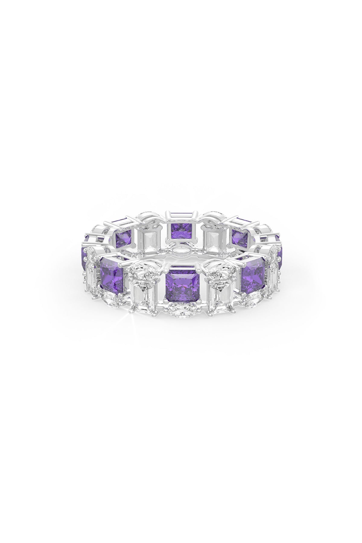 Eternal Azure Wedding Band Ring