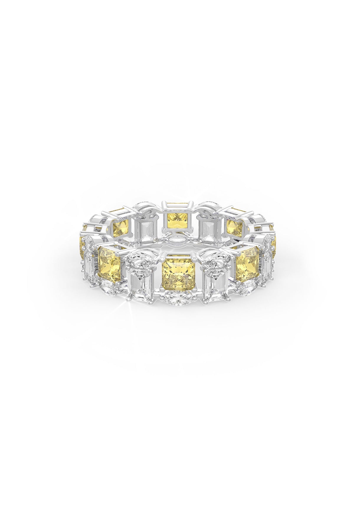 Eternal Azure Wedding Band Ring