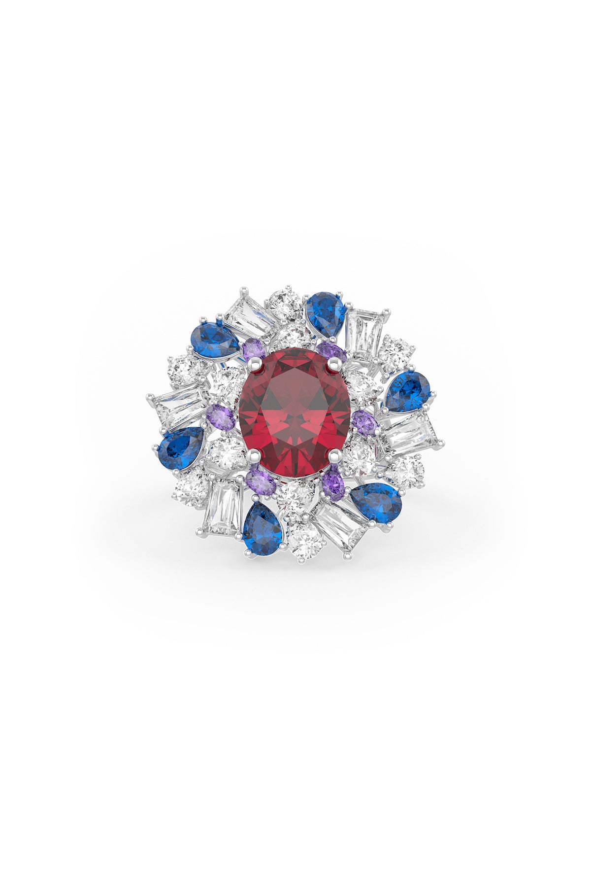Imperial Bloom Cocktail Ring