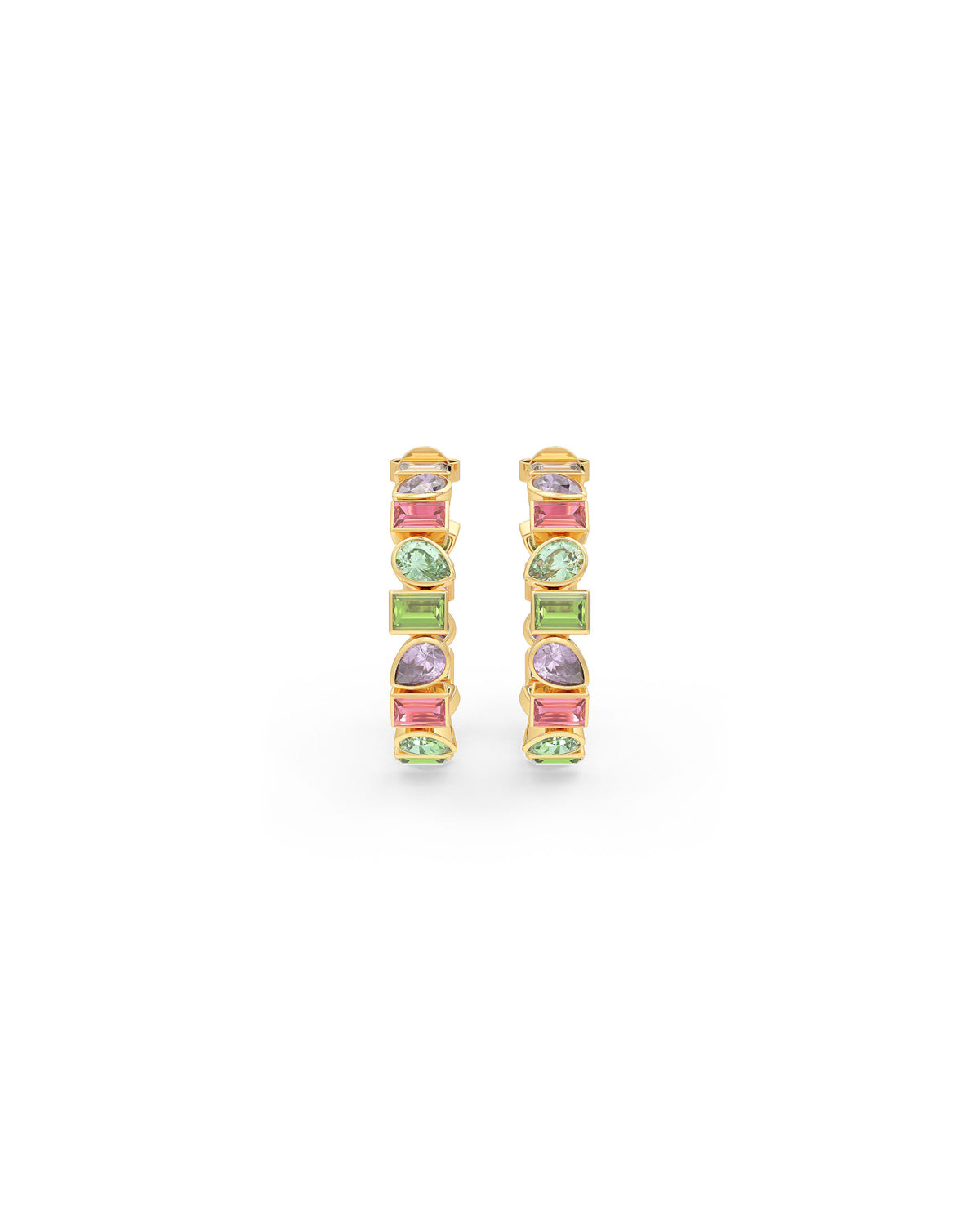 Serena Glow Full Hoop Earrings