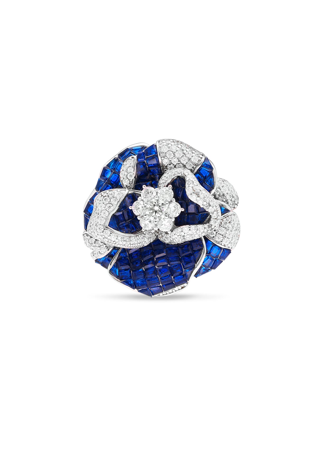 Wildflower Blue sapphire Whispers Statement Ring