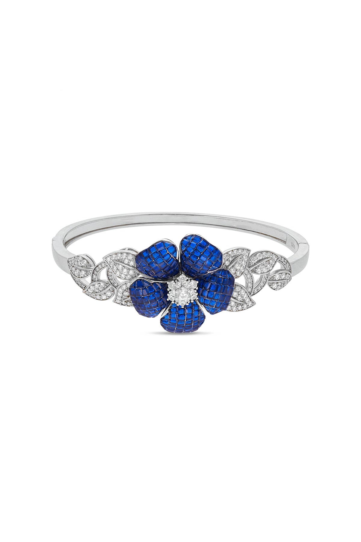 Enchanted Blue Sapphire Grove Blossom Bracelet