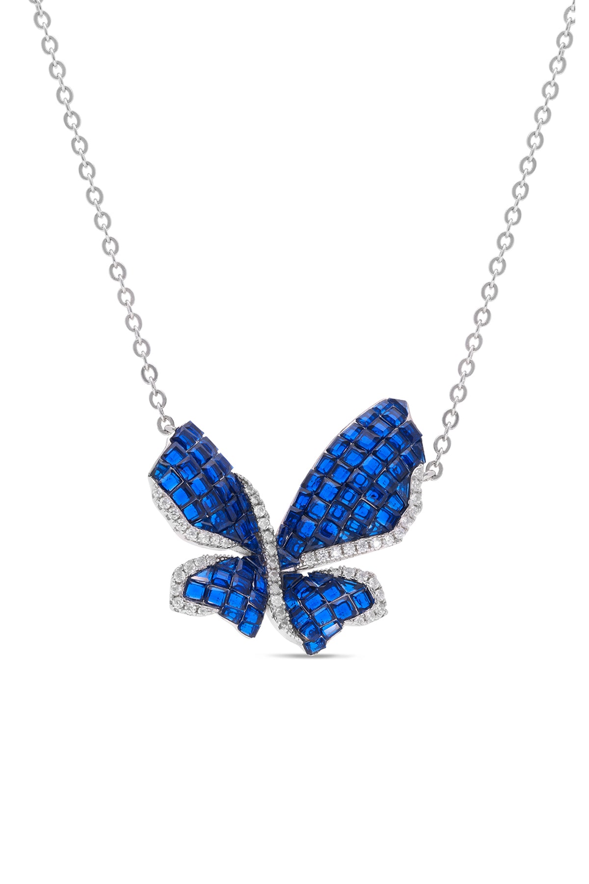 Mystical Butterfly Pendant With Silver Chain
