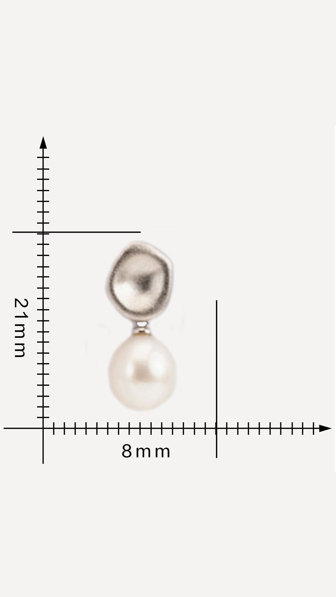 Baroque Teardrop Pearl Earrings