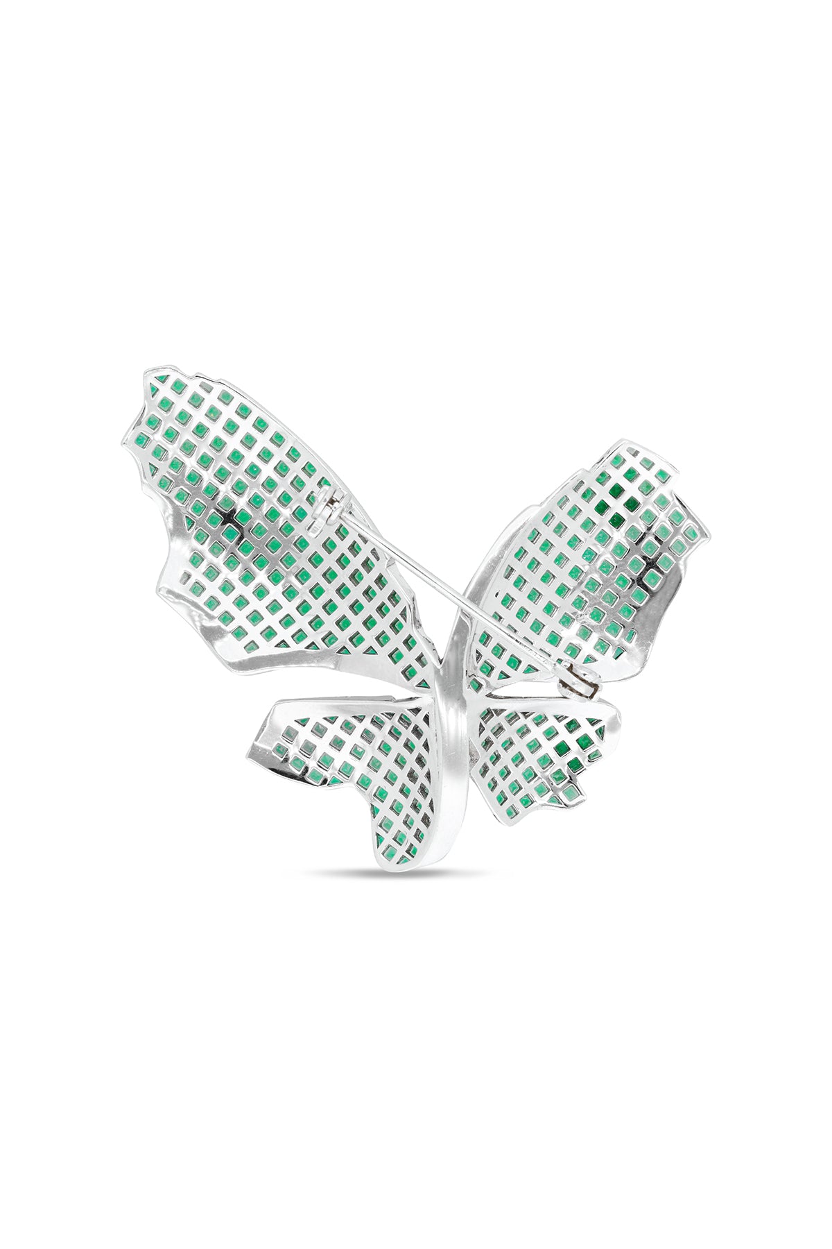 Mystical Emerald Green Butterfly Statement Brooch