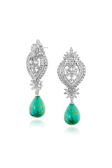 Verdant Bloom Drop Earrings