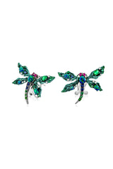 Starlit Dragonfly Stud Earrings