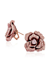Vintage Rose Garden Stud Earrings