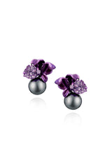 Nocturnal Fleur Stud Earrings
