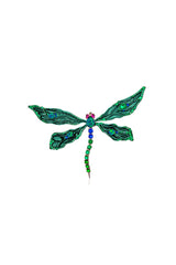 Starlit Dragonfly Large Statement Brooch