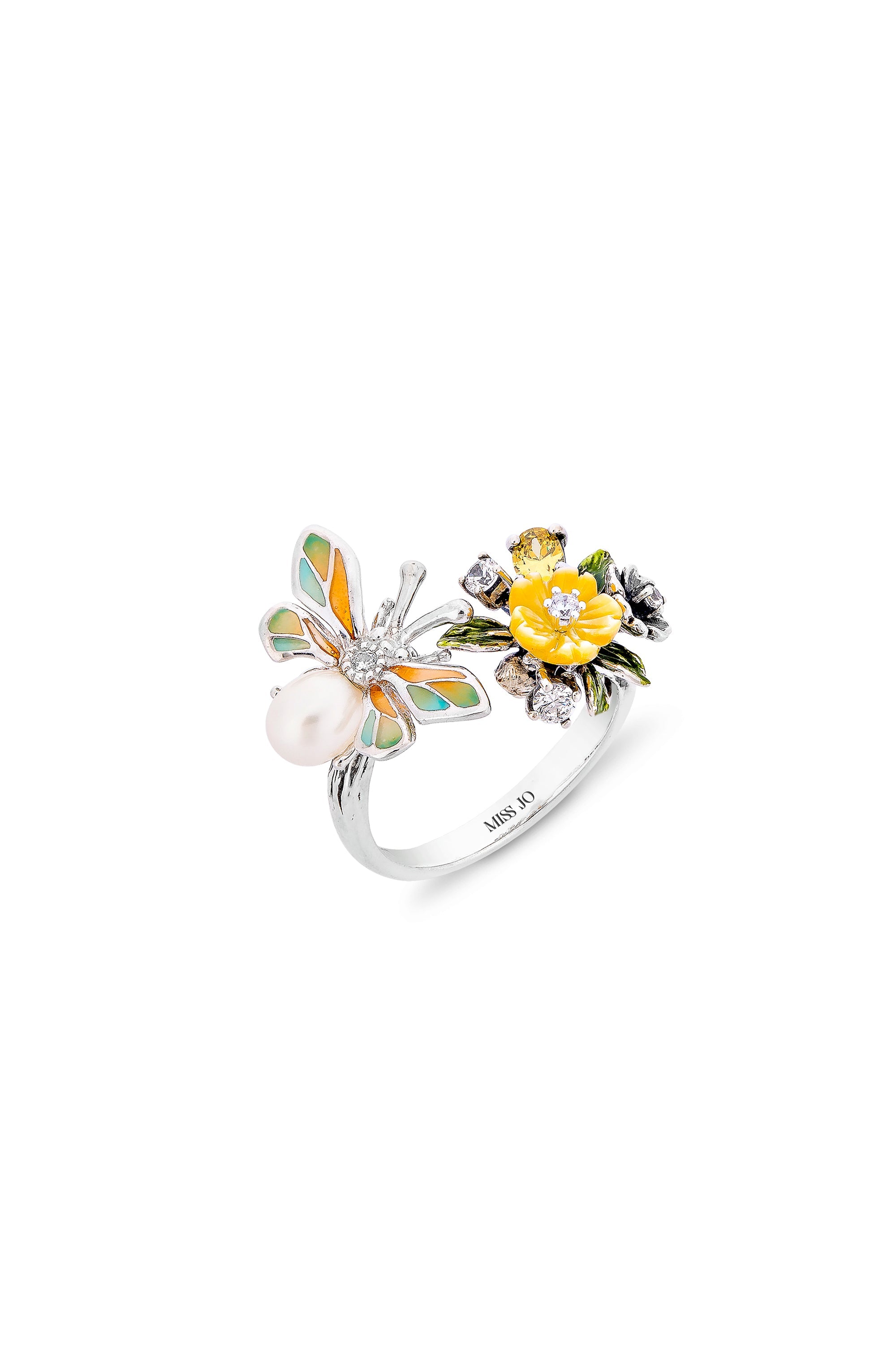 Wildflower Serenade Cocktail Ring