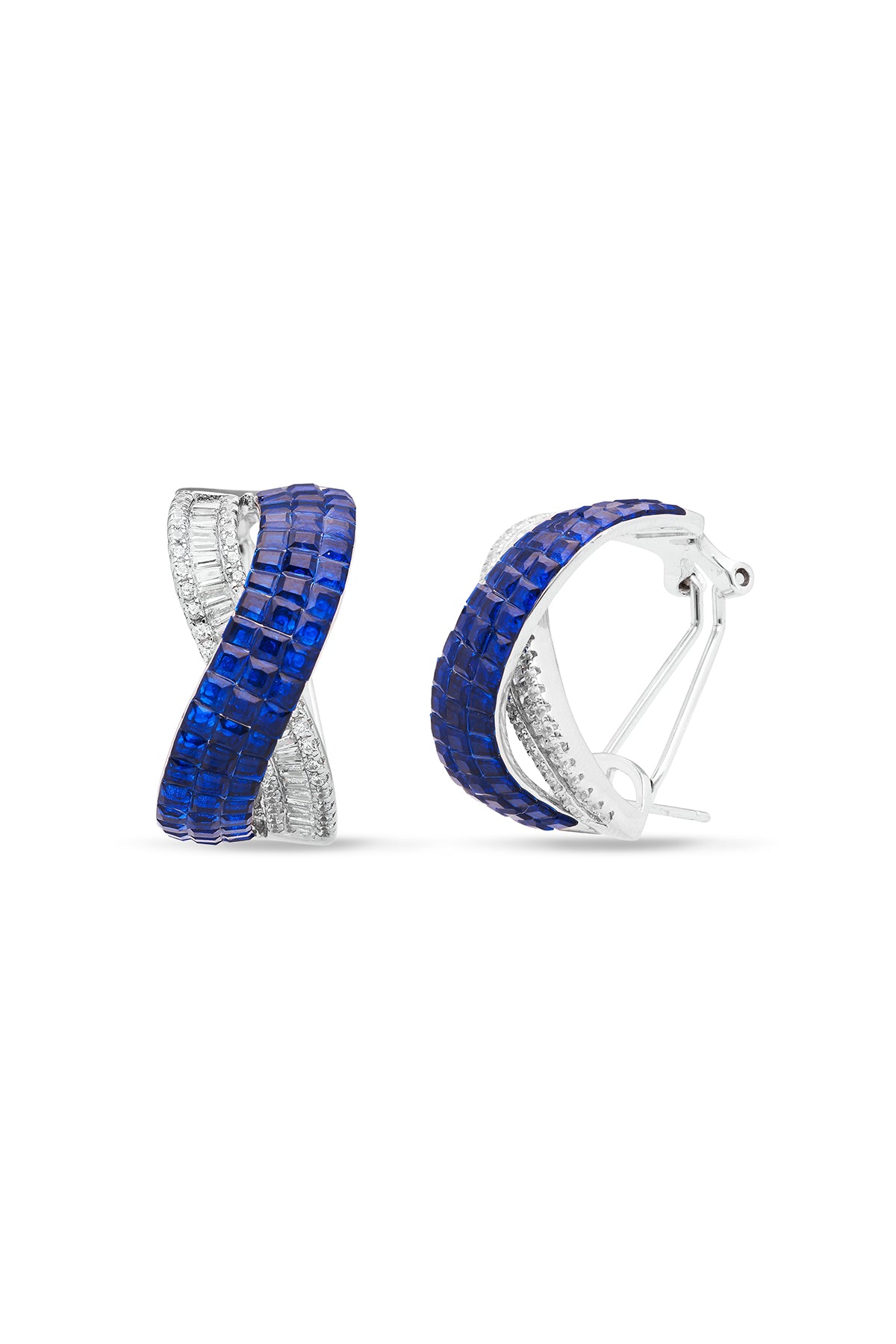 Entwined Blue Sapphire Twilight Ring