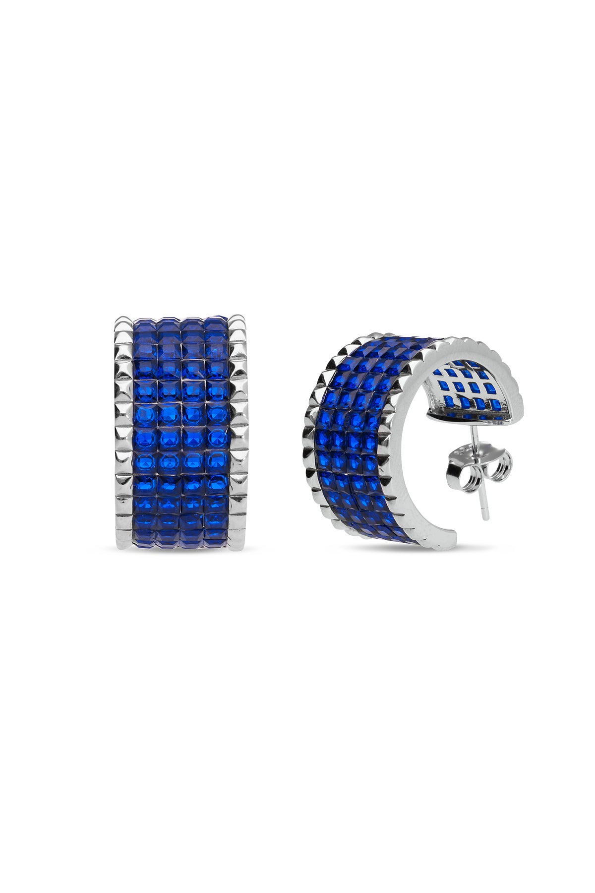 Circle Of Life Blue Sapphire earrings