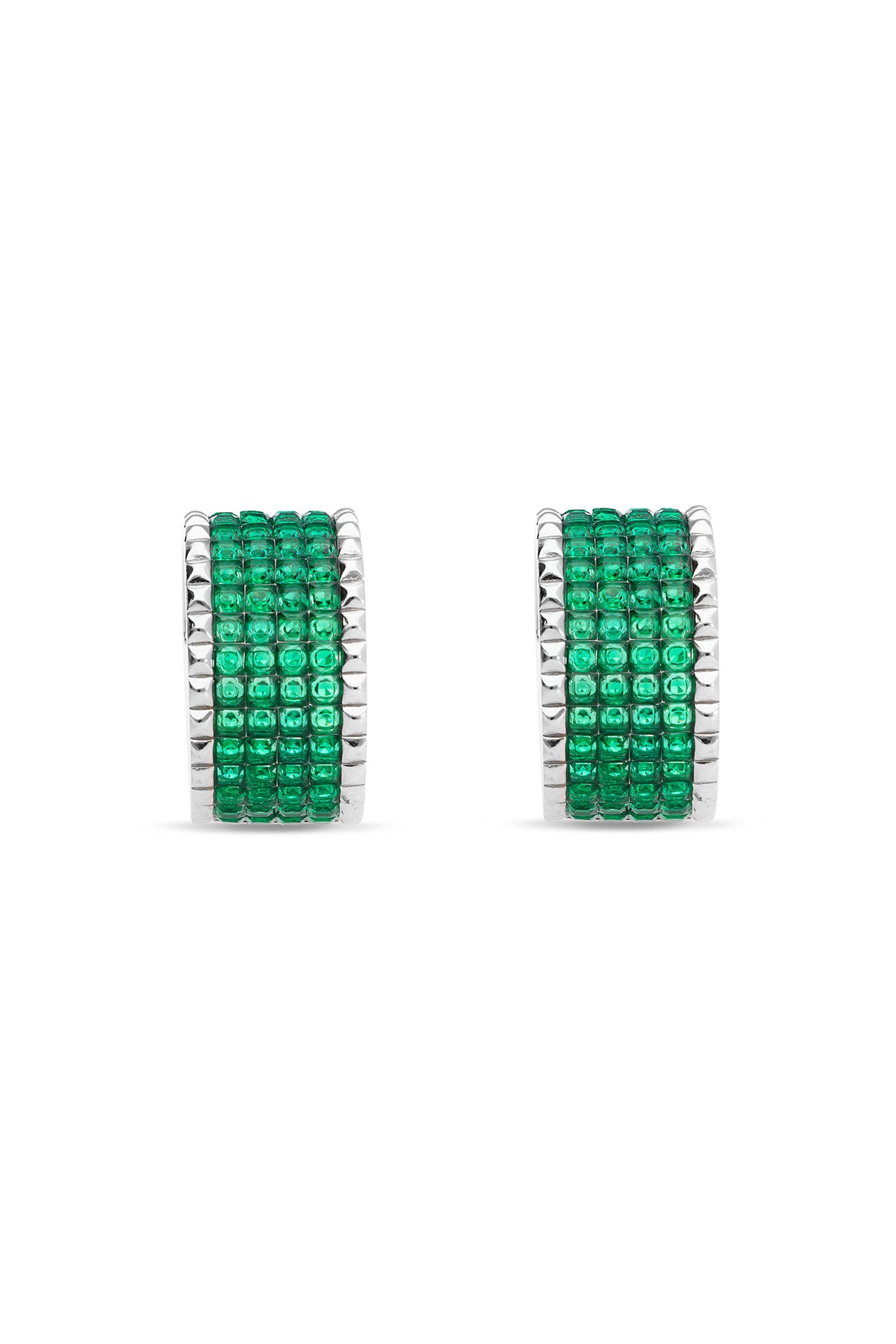 Circle Of Life Emerald Green earrings