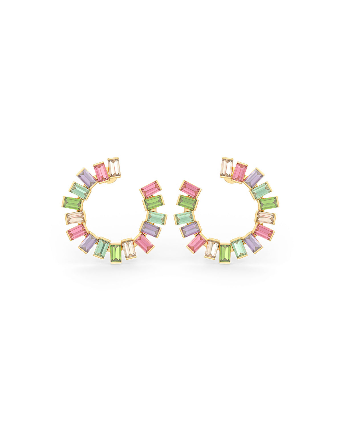 Alba Glow Hoop Earrings