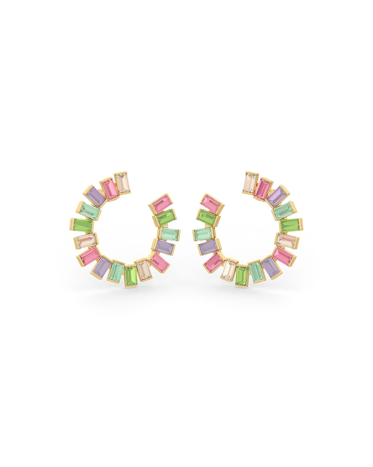 Alba Glow Hoop Earrings