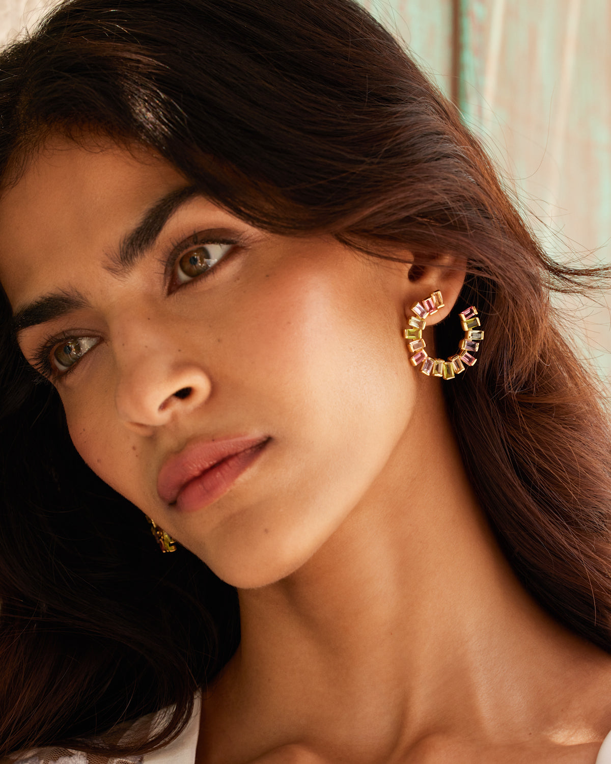 Alba Glow Hoop Earrings