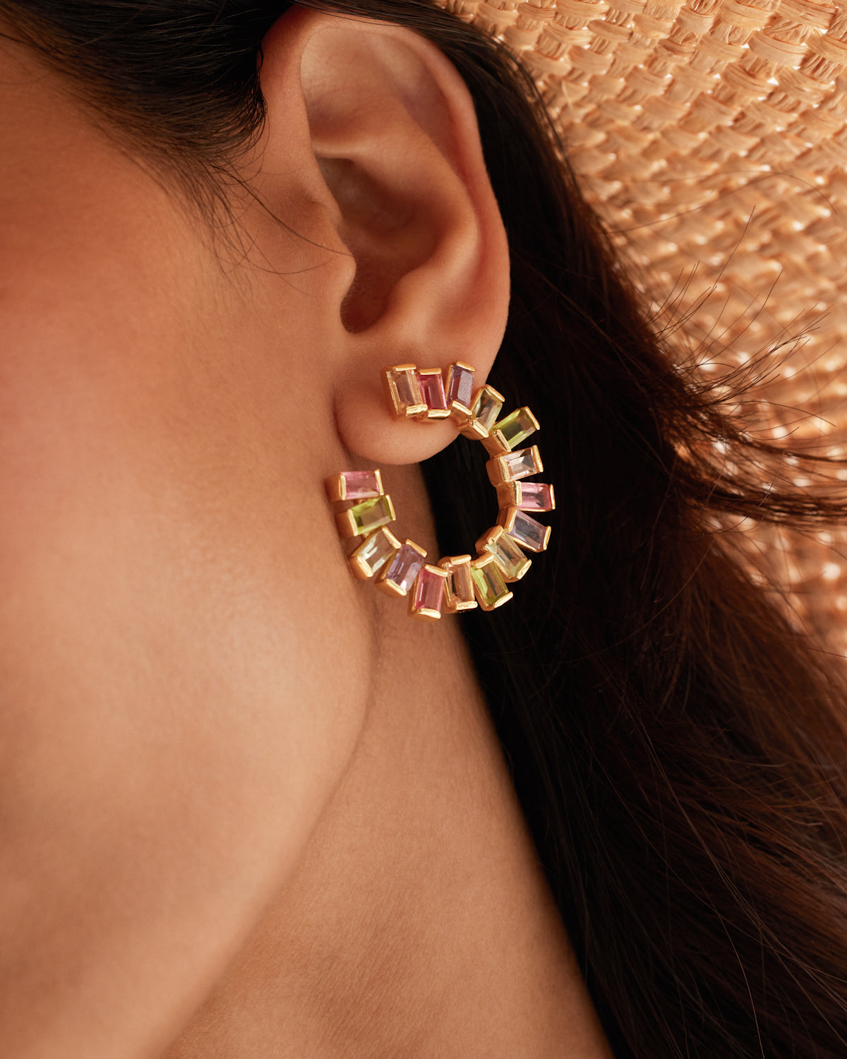 Alba Glow Hoop Earrings