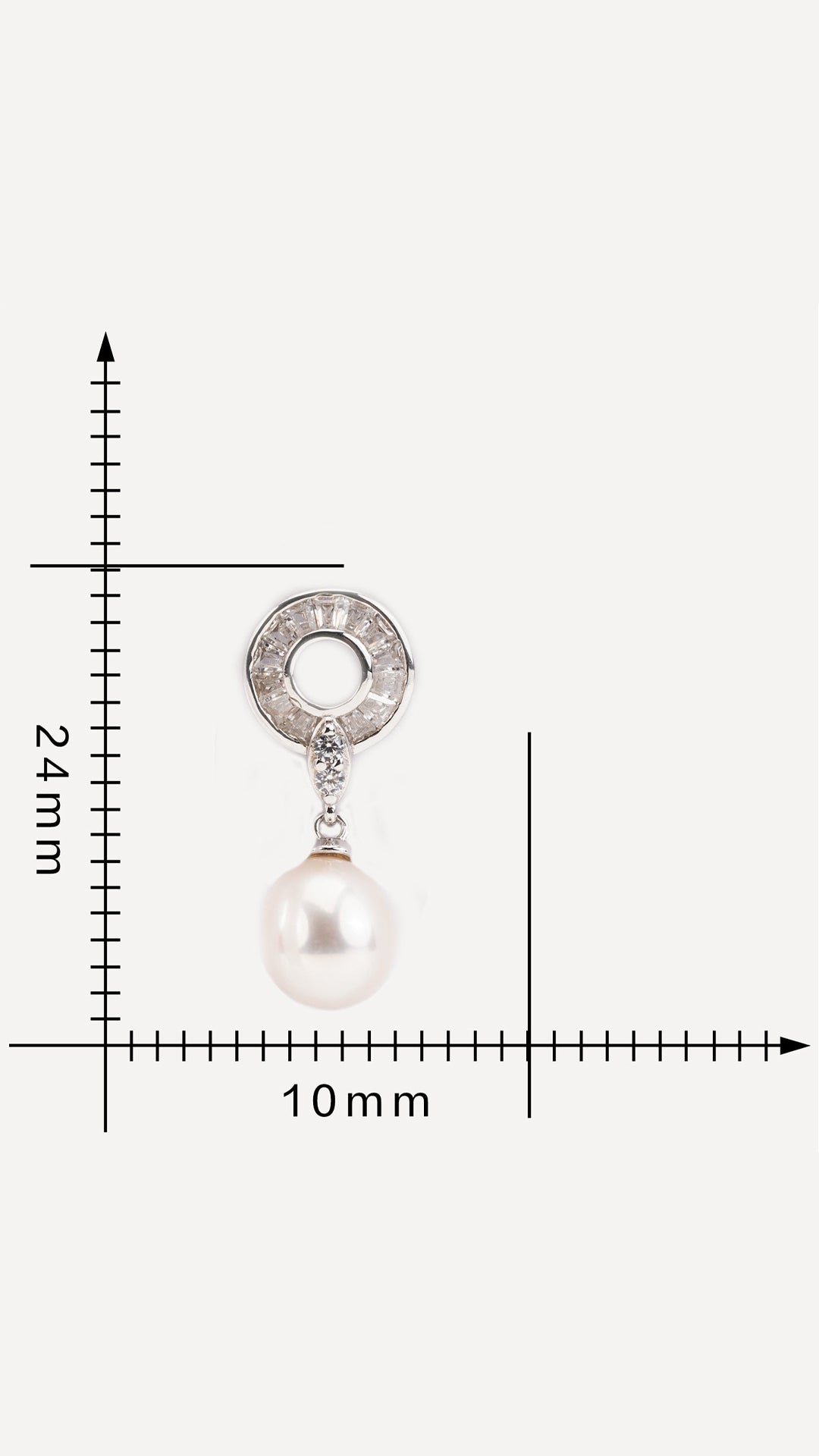 Dainty Pearl Drop Dangler Earrings