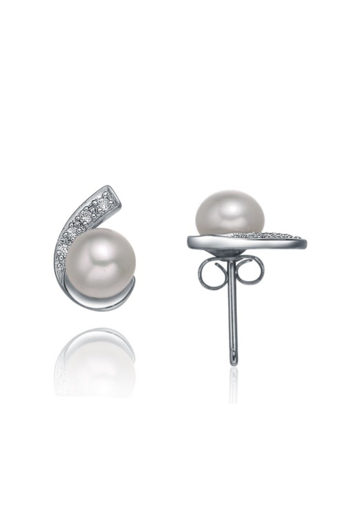 Starlight Freshwater Pearl Stud Earrings