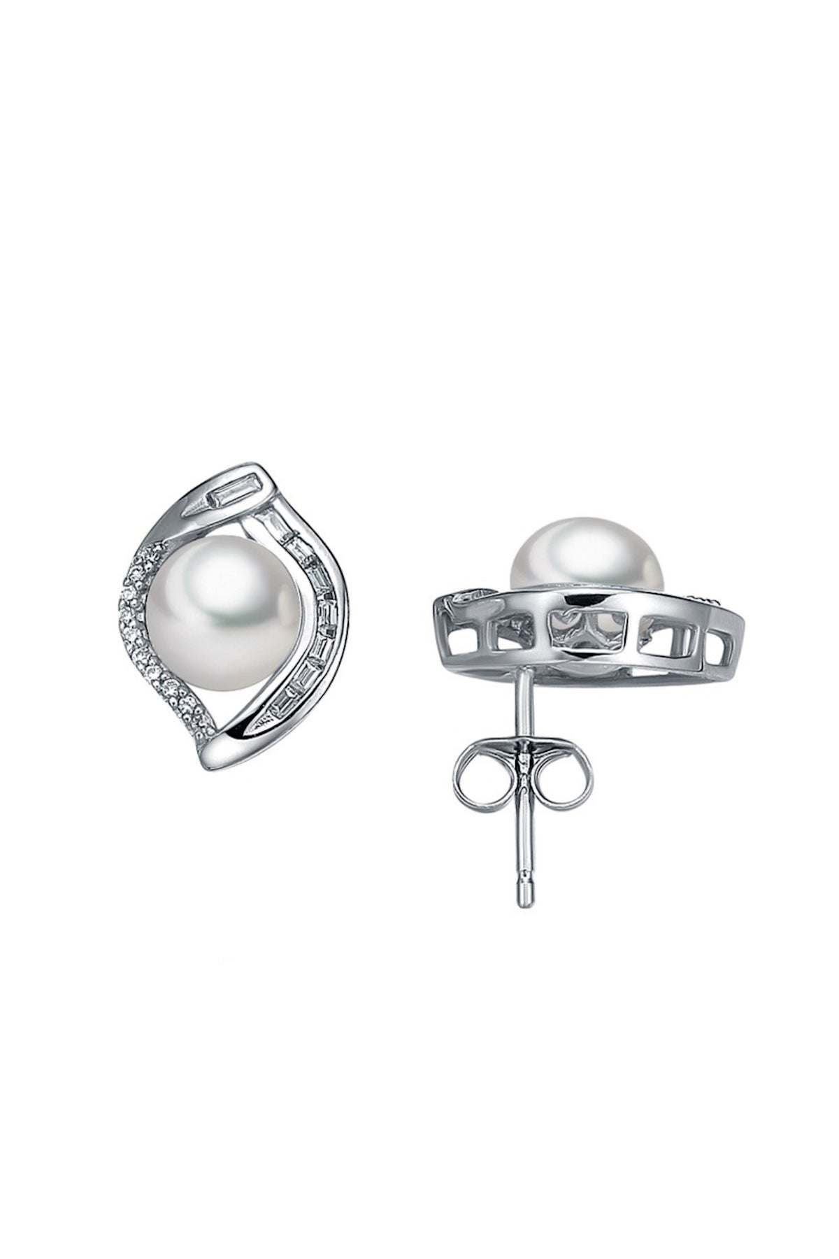Eye of the Pearl Stud Earrings