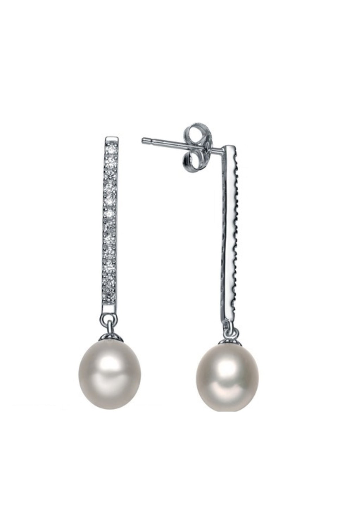 Exquisite Dangling Pearl Drop Earrings