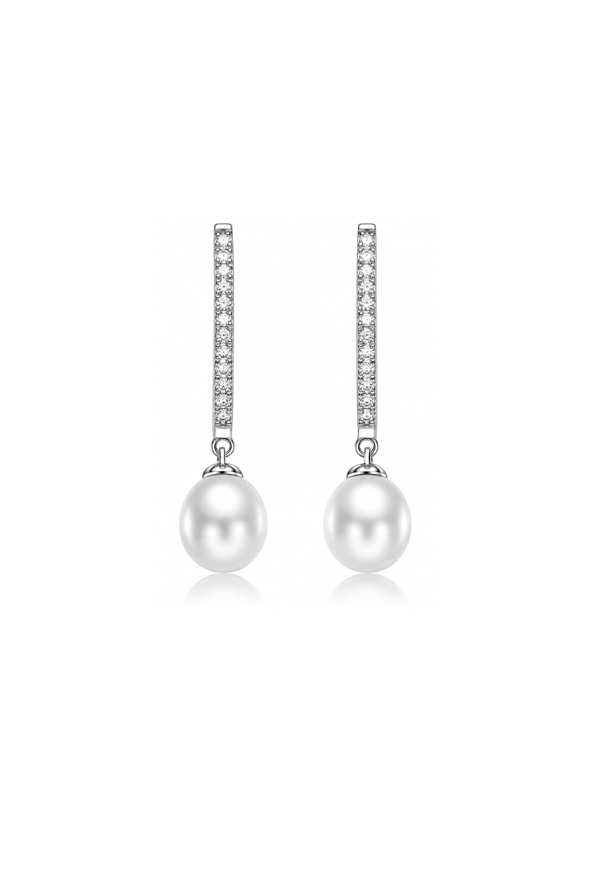 Exquisite Dangling Pearl Drop Earrings