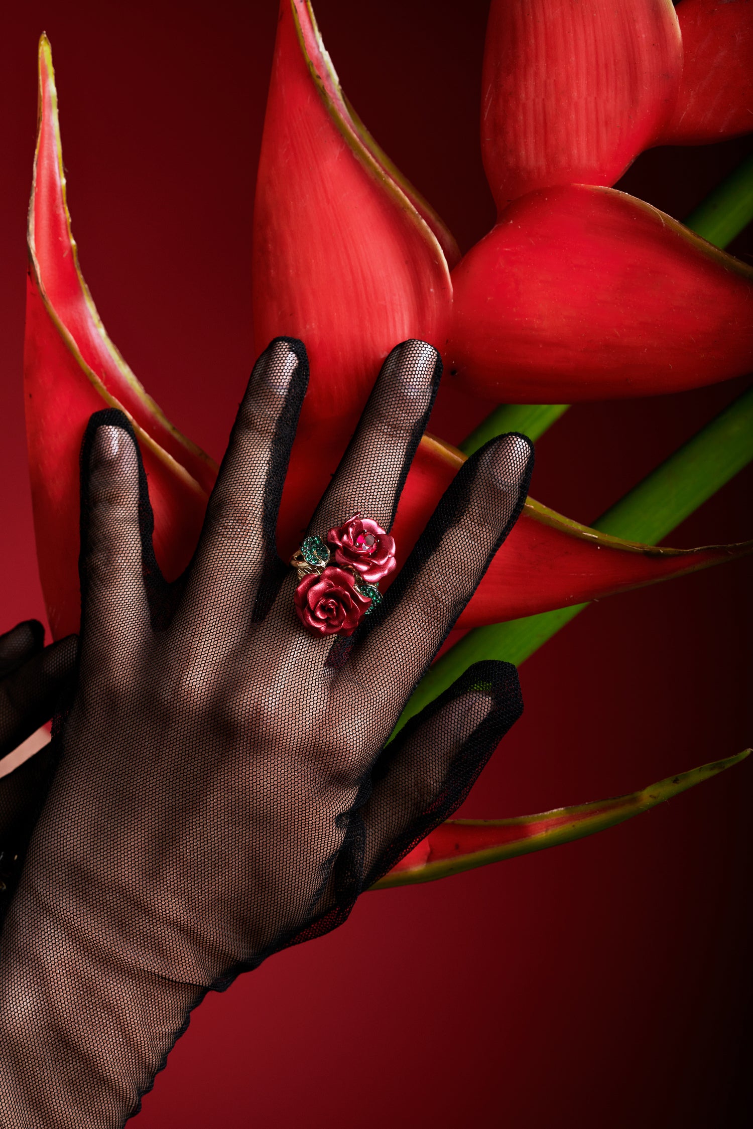 Mystic Rose Bouquet Ring