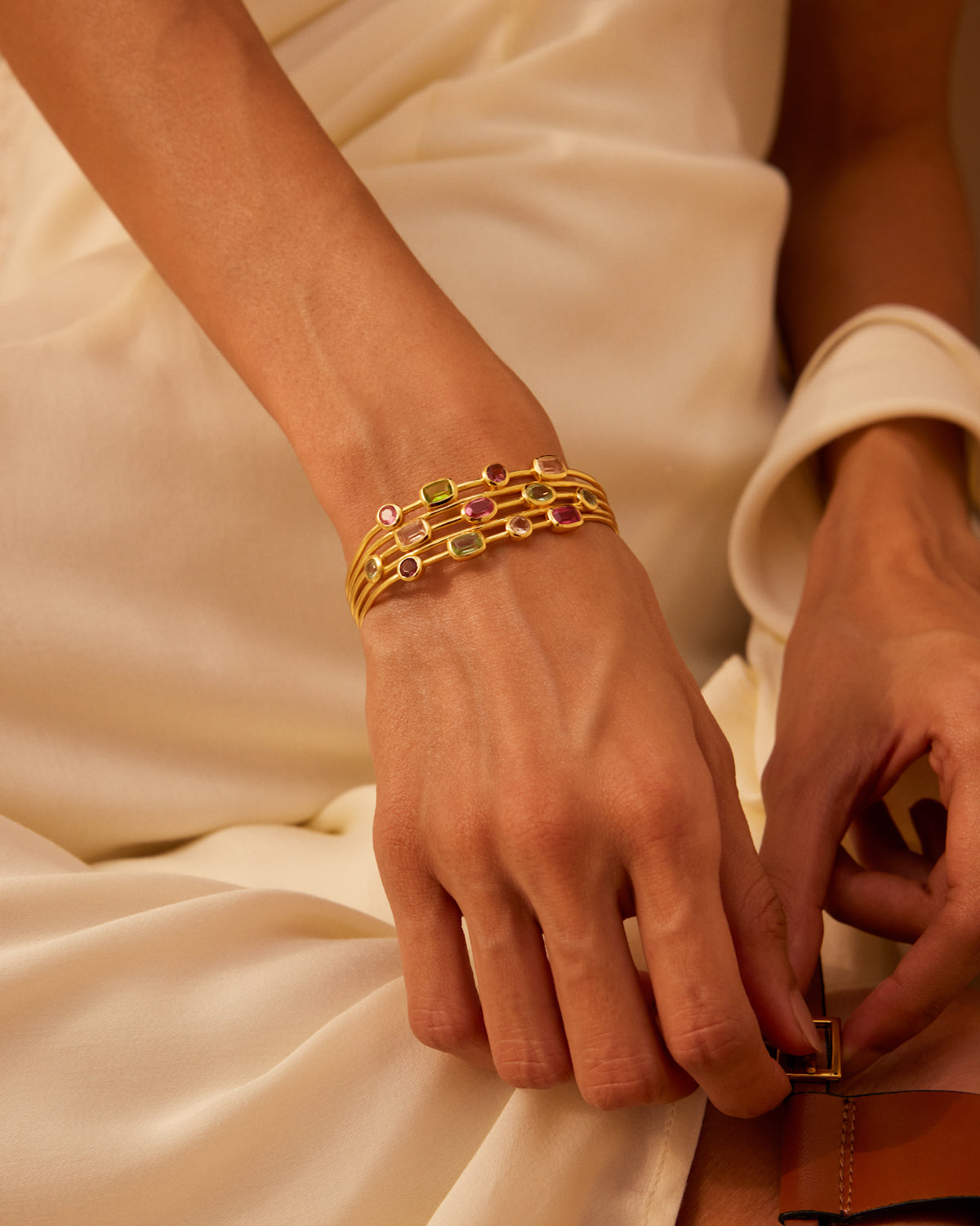 Aria Lattice Cuff Bracelet