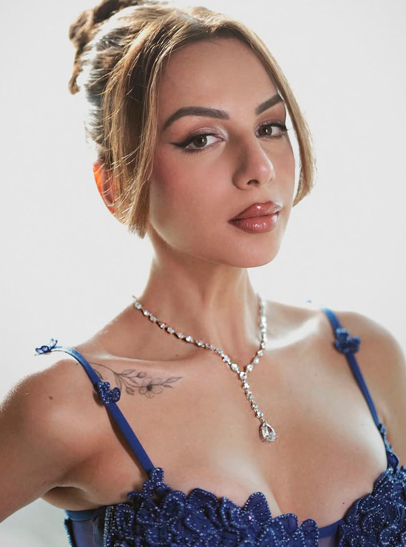 Nitibha Kaul - Aura Cascade Teardrop Necklace