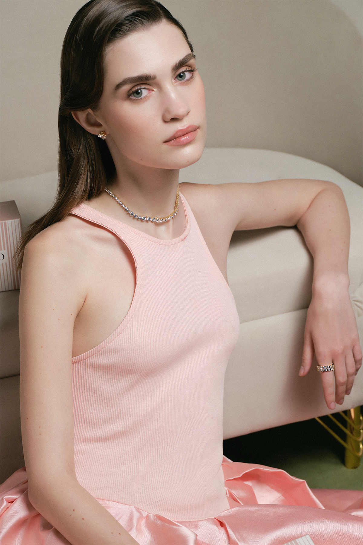 Brilliant Round Shaped Solitaire Necklace