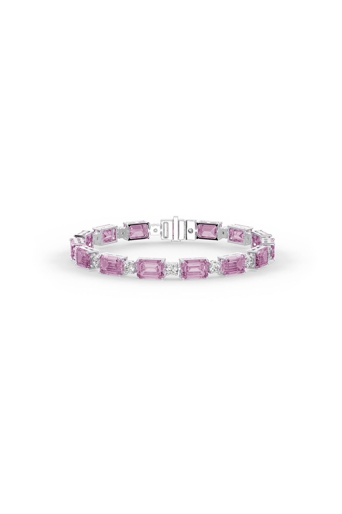 Amethyst Elegance Tennis Bracelet