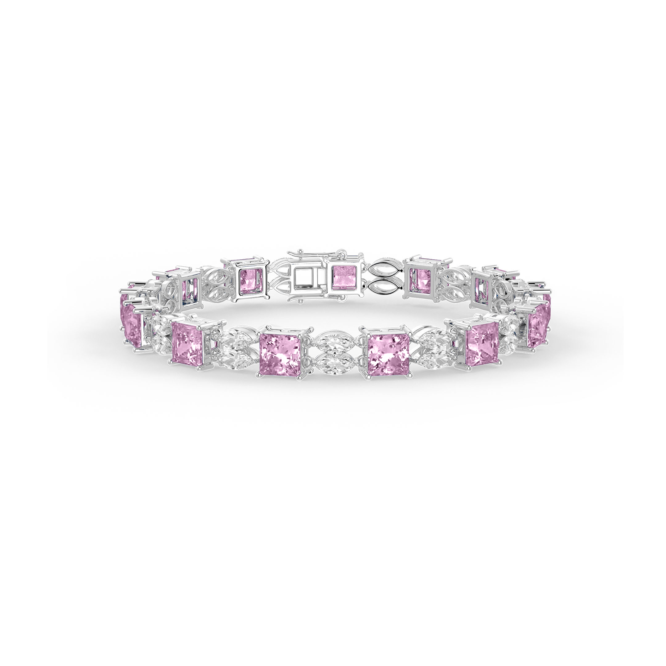 Sapphire Symphony Tennis Bracelet