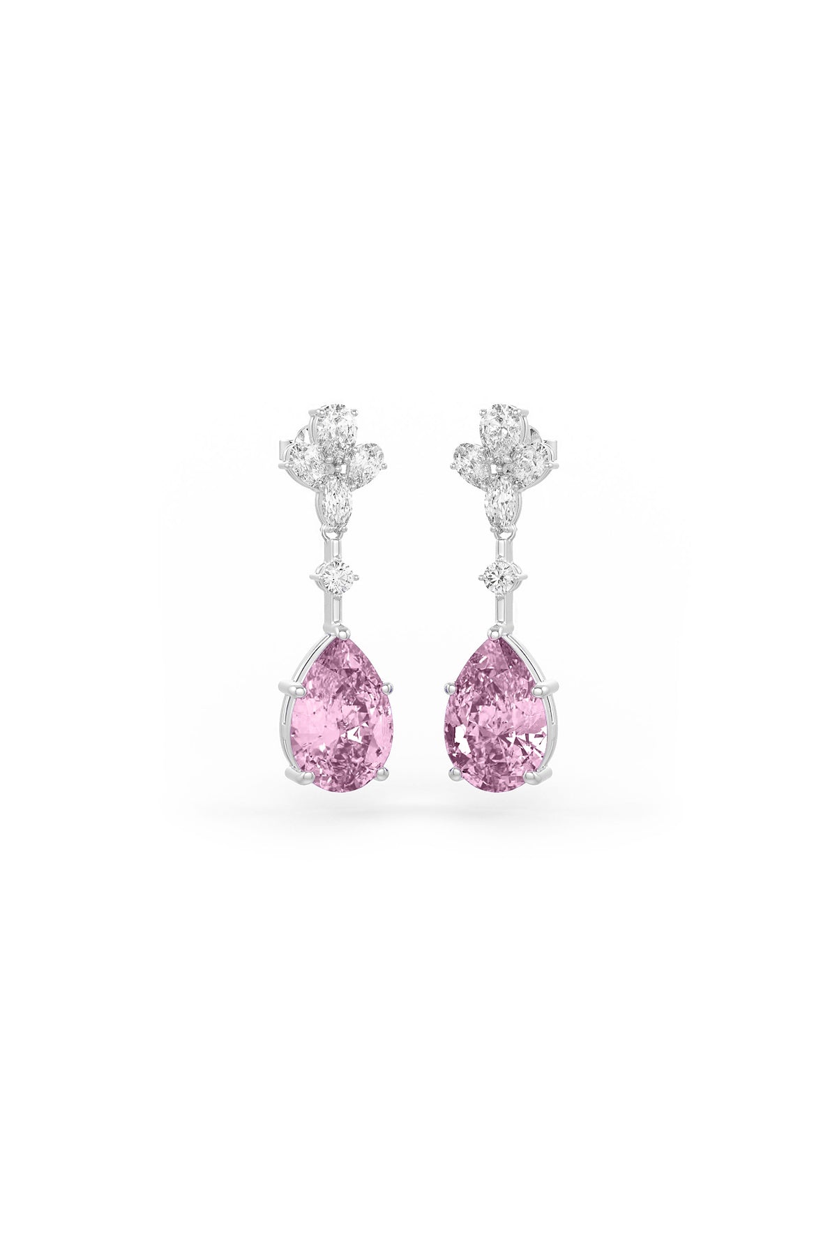 Amethyst Dewdrop Dangler Earrings