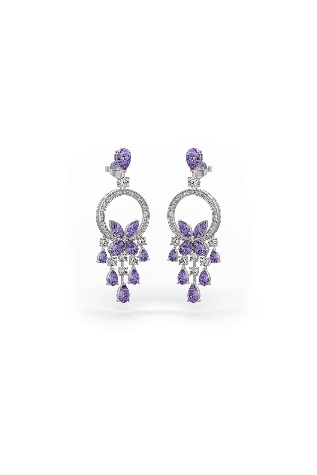 Grapevine Tear Dangler Earrings