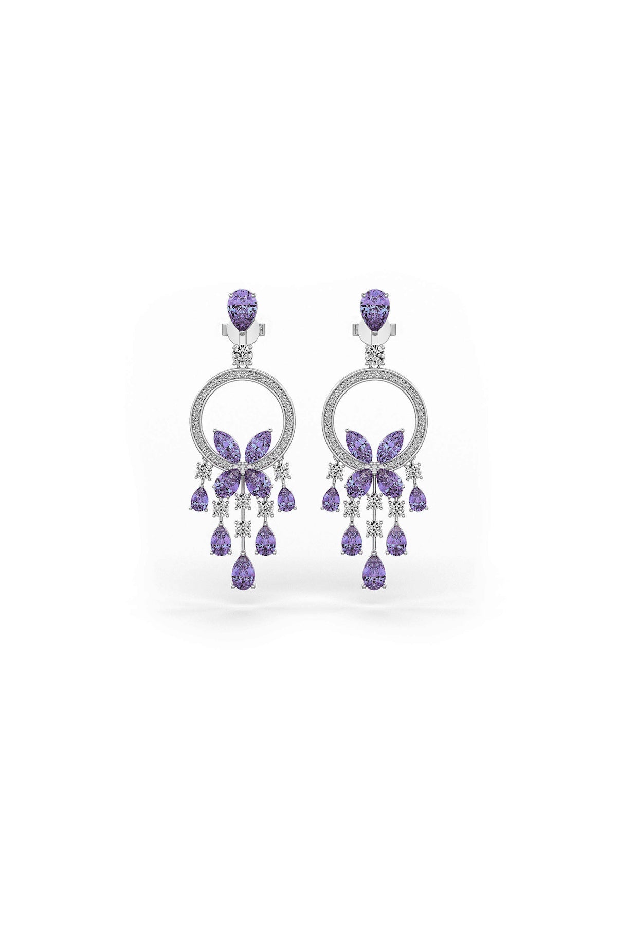Grapevine Tear Dangler Earrings