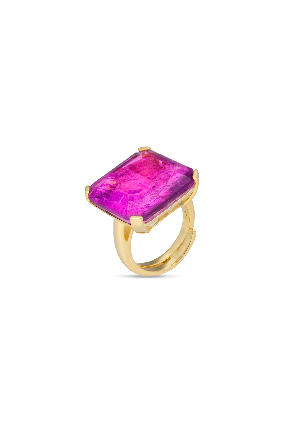 Geometric Oasis Cocktail Ring