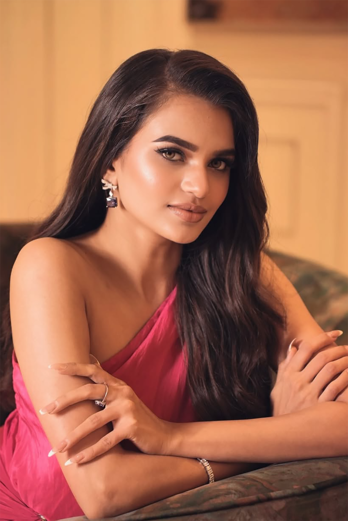 Princess Bow Dangler Earrings