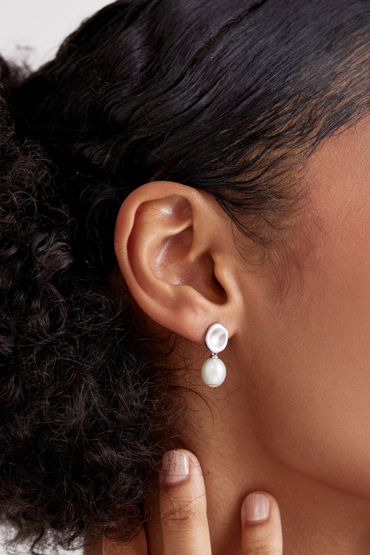Baroque Teardrop Pearl Earrings