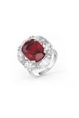 Red Scarlett Empress Cocktail Ring