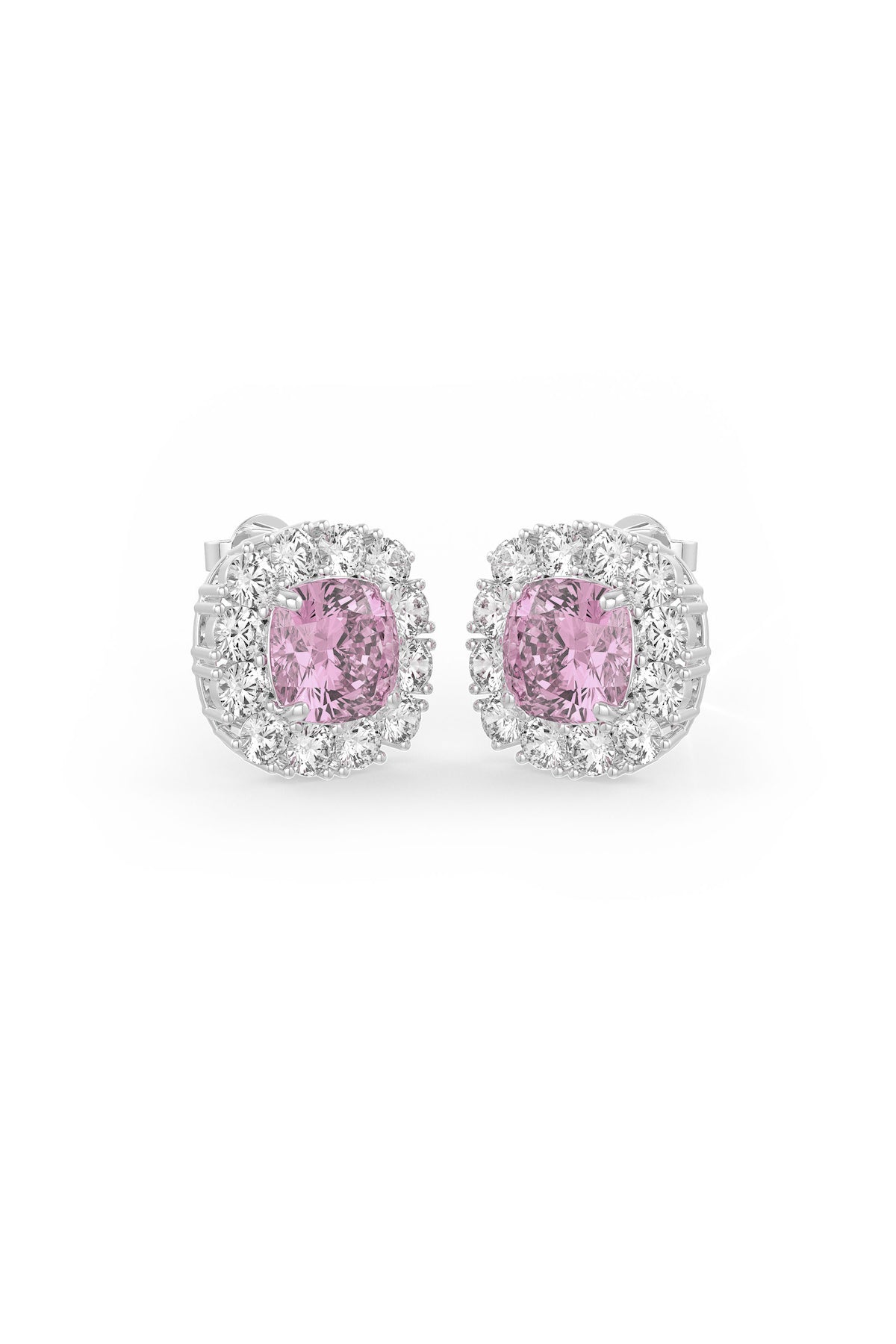 Pink Sparkle Studs