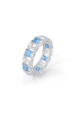 Eternal Azure Wedding Band Ring