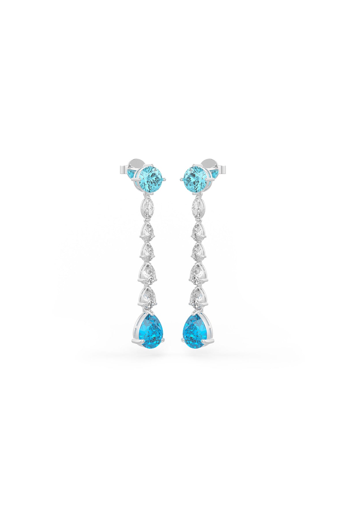 Sapphire Serenade Dangler Earrings