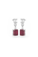 Ruby Aurora Teardrop Earrings