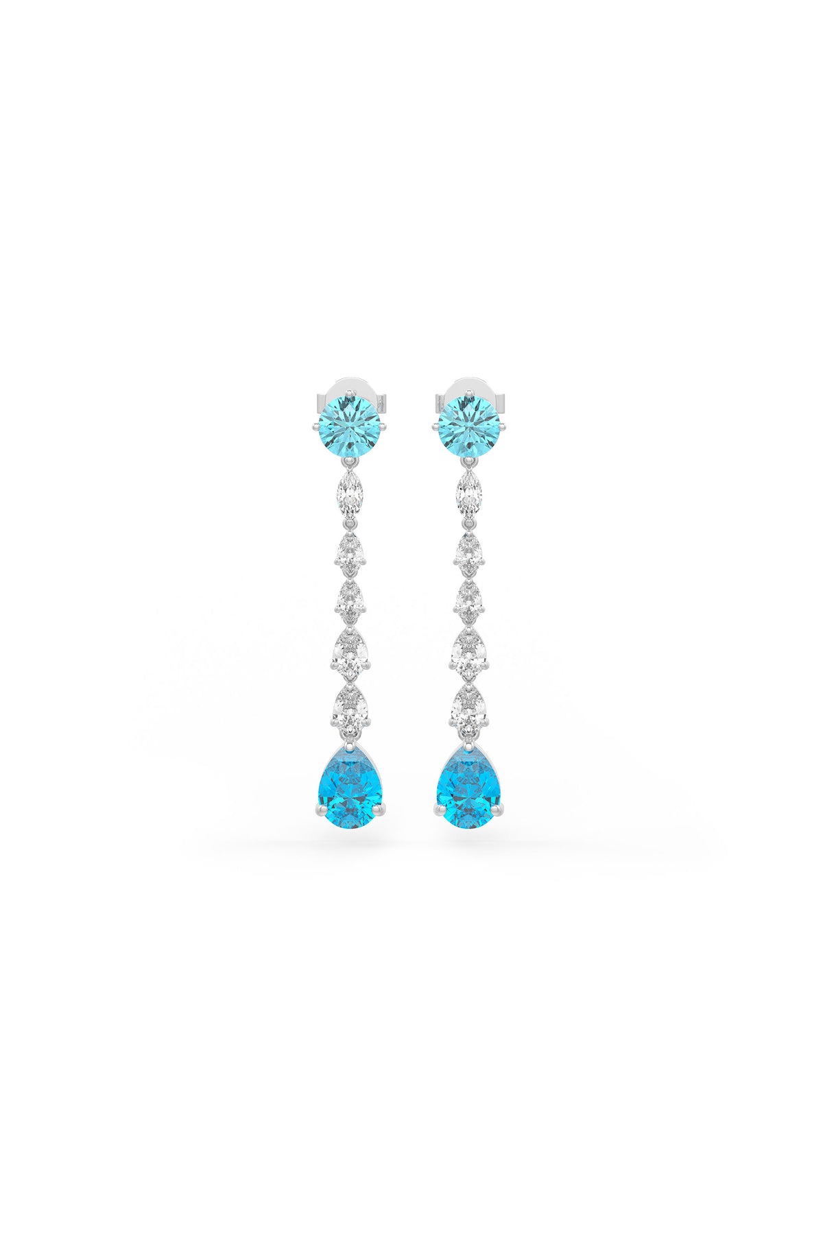 Sapphire Serenade Dangler Earrings