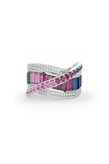 Multicolor Radiance Rhapsody Ring