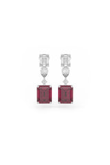 Red Aurora Teardrop Earrings